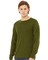 BELLA+CANVAS Long Sleeve Heavy Cotton Jersey Tee for Everyday Wear, Layering & Custom Printing Unisex Crewneck Shirt